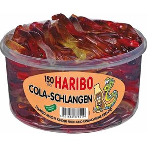 Haribo Cola Slangen - 150 stuks