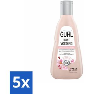 Guhl - Shampoo - Rijke Voeding - 250 ml - Bulkverpakking - 5 stuks