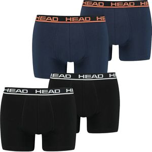 HEAD Heren Boxershorts HEAD BASIC BOXER 4er Pack 4 Pack Veelkleurig XXL