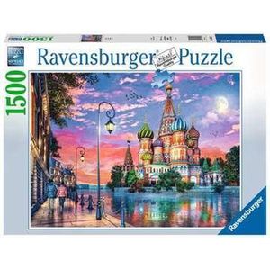 Uitdagende Moskou Puzzel (1500 stukjes) - Stadenthema