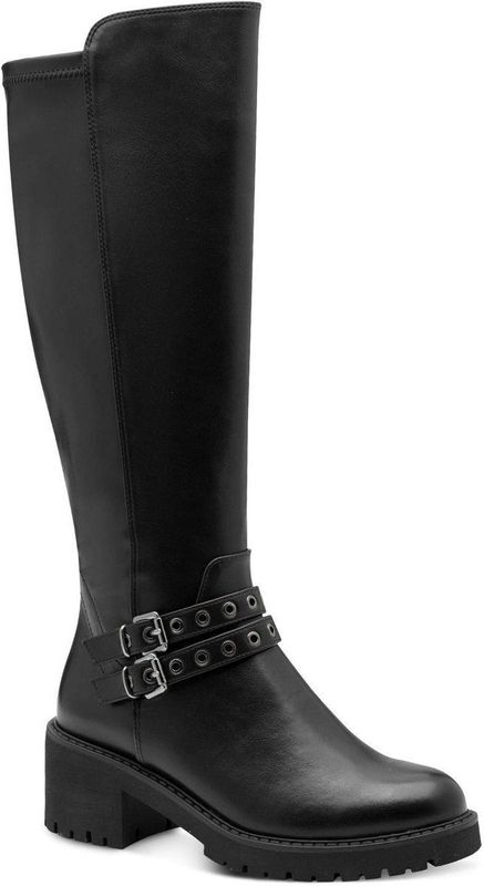 Marco Tozzi - Dames Laarzen - Zwart - 2-26605-45 - F-breedte