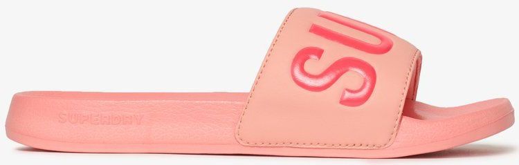 Core - Badslippers - Zwart - Gevoerd - Met Grafische Tekst