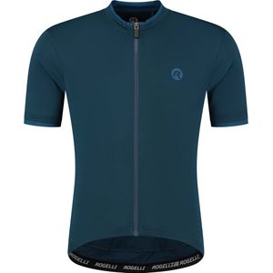 Rogelli Essential Fietsshirt - Korte Mouwen - Heren - Blauw - Maat XXL