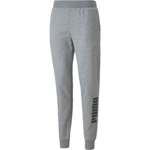 PUMA Power Logo - Heren - Medium Gray Heather - S