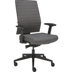 ABC Kantoormeubelen ergonomische bureaustoel 1332 in stof middel grijs