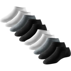 Schiesser Dames sneakersokken 10 pack Bluebird