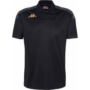 Kappa Ghiolo Korte Mouw Poloshirt Zwart L Man