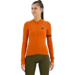 AGU Solid Fietsshirt Lange Mouwen Performance Dames - Pink - L