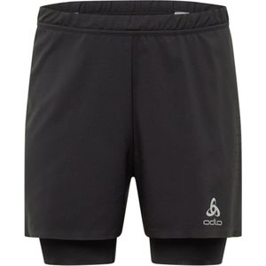 ODLO Zeroweight 2in1 Short 5'' Heren - Sportbroeken - zwart - Mannen