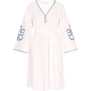 usha - Jurk - Katoen - Etnische Elegant - Lange Wijde Mouwen