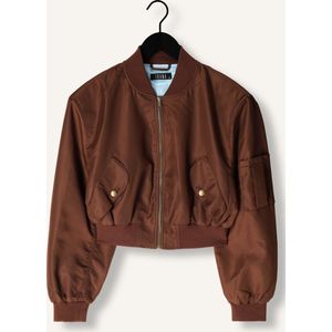 Ibana Joseph Jassen Dames - Winterjas - Bruin - Maat 34