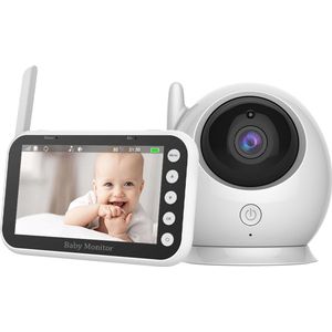 SupraGoods® Babyfoon met camera - op afstand bestuurbaar - Veilig/Onhackbaar - Baby monitor - Baby camera