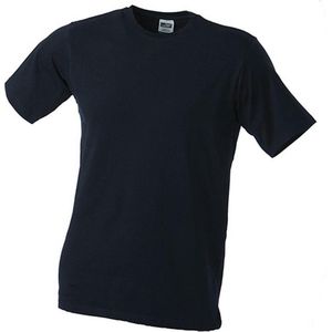 James and Nicholson Unisex Elastische Tee (Zwart)