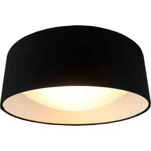Olucia Dewy - Plafondlamp - Zwart - Niet dimbaar