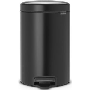 Brabantia NewIcon Prullenbak - 12 liter - Matt Black