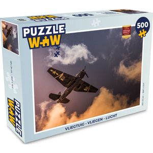 Puzzel Vliegtuig - Vliegen - Lucht - Legpuzzel - Puzzel 500 stukjes