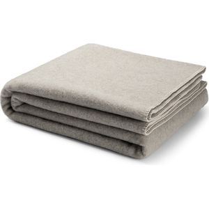 Yumeko deken gerecycled wol stone bruin 150x220