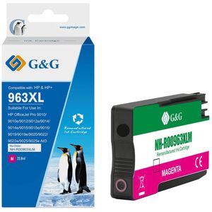 G&G 963 XL Inktcartridge Geschikt voor HP 963 963XL -Magenta - Hoge Capaciteit