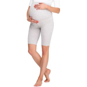 Be Mammy Dames Leggings - Zwangerschapskleding – Kort – Viscose – Gemêleerd – S – BE-BE20-259-LE