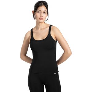 Smilodox Dames tanktop Missie – nauwsluitende pasvorm met smalle bandjes