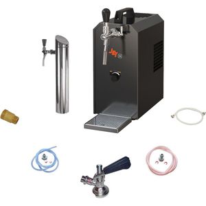 Complete set - Biertap JET 30K 1-kraans met membraanpomp, droogkoeler, 30 liter/uur - Thuistap, Bierkoeler