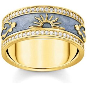 Thomas Sabo - TR2450-565-1-60 - Ring - Dames - 925er Zilver geel verguld - ringmaat 60