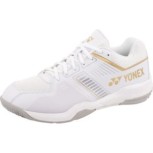 Yonex Strider FLOW badmintonschoenen - wit / goud - maat 44