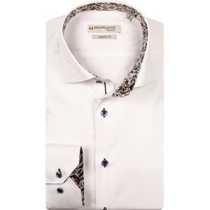 Giordano - Locarno – Overhemd - semi cutaway – Twill – Optical white – 527877-10