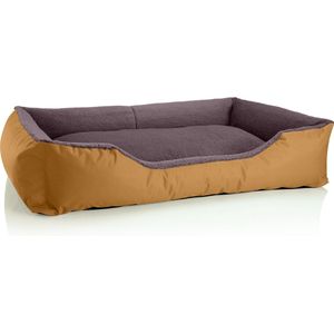 BedDog® hondenmand TEDDY, vierkant hondenkussen, grote hondenbed, hondensofa, hondenhuis, met afneembare hoez, wasbaar, maat S-XXXL