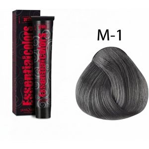 PostQuam Professional Essential Color M-1 Grijs– 60 ml – Set van 3 Stuks – Professionele Haarverf