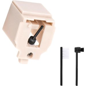 Allecto Plus - Platenspelernaaldvervanging en Reinigingsborstels voor Draaitafel - Compatibel met AT-LP60X Modellen, 2 zoekwoorden: Draaitafelstylus, Audio-Technica.