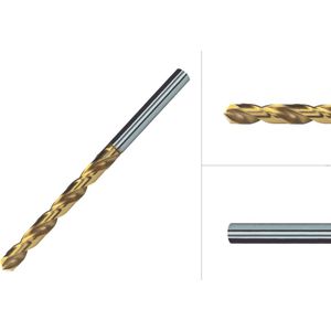 Wovar Hardhoutboor HSS|G TiN 4 mm | Doos 10 stuks
