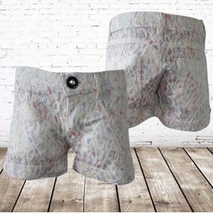 Meisjes short 6178 wit -s&C-110/116-Korte broeken