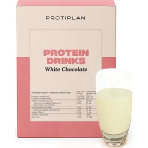 Protiplan | Witte Chocolade Drank | 7 x 25 gram | Snel afvallen zonder hongergevoel!