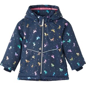 NAME IT NMFMAXI JACKET FOIL AOP NOOS Meisjes Jas - Maat 122