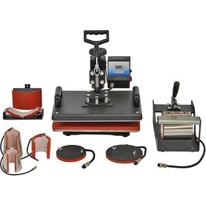 PixMax 8 in 1 Combo Swing Heat Press Machine
