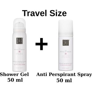 Rituals of Sakura - Duo Travel Set - Shower Gel 50 ml + Anti Perspirant Spray 50 ml + Gift bag