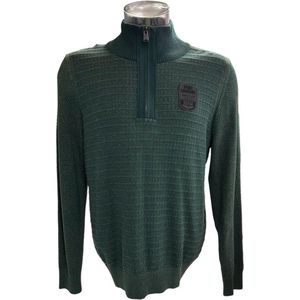 PME Legend Half Zip Pullover PKW207300 6429 (Groen) - Maat S