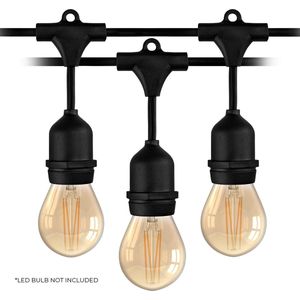 Ledvion - LED Prikkabel - 5 Meter - E27 LEDLamp