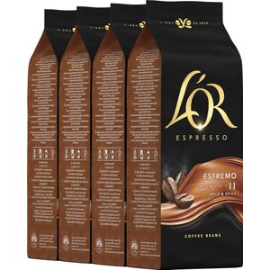 L'OR Espresso Estremo Koffiebonen - Intensiteit 11/12 - 4 x 500 gram