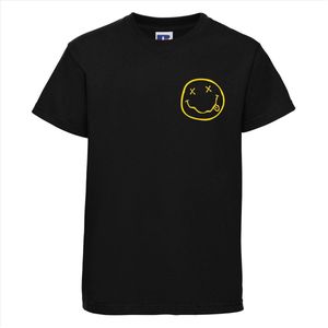 Nirvana T-shirt | Grappige tekst | T-shirt tekst | Kids | Kinder | Kinderen | Stoer shirt | Tshirt | Zwart Shirt | Kindershirt | Maat 7-8 jaar