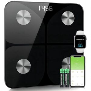 Lichaamsweegschaal met Impedantiemeter - Geavanceerde Metingen - Gezondheidsmonitor - Bluetooth Connectiviteit - Slimme Weegschaal