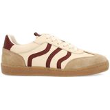 No Stress - Sneakers - Beige - Suède - Bordeaux Details