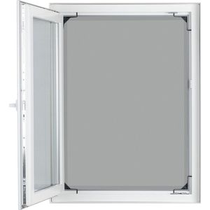 EASYmaxx Insect Protect telescopische insectenhor met net 70 x 80 cm–max. 115 x 135 cm - antraciet