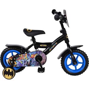 Batman Kinderfiets - Jongens - 10 inch - Zwart - Doortrapper