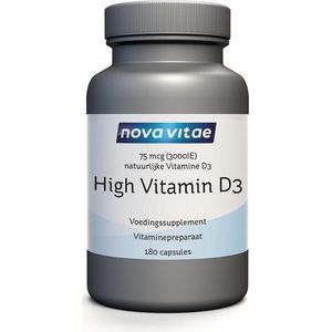 Nova Vitae, High Vitamine D3 3000IE (75 mcg), 180 capsules