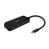 AISENS A109-0715 interface hub USB 3.2 Gen 1 (3.1 Gen 1) Type-C 5000 Mbit/s Zwart