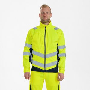 Engel Safety Light - Werkjack - Hi-vis Yellow / Blue Ink - Fluorescerend - EN ISO 20471 Klasse 2