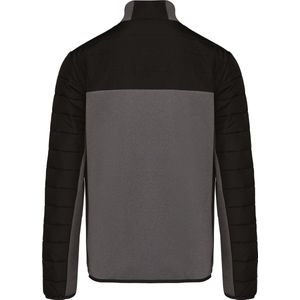 Jas Heren 3XL Kariban Lange mouw Black / Dark Grey Heather 96% Polyester, 4% Elasthan