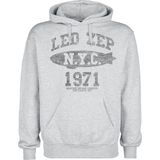 Led Zeppelin - LZ College - Heren Trui met Capuchon - Grijs